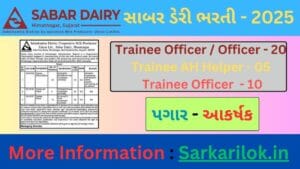 Sabar Dairy Recruitment 2025 | 35 Animal Husbandry Posts