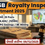 GSSSB Royalty Inspector Recruitment 2025 official notification Gujarat government job recruitment